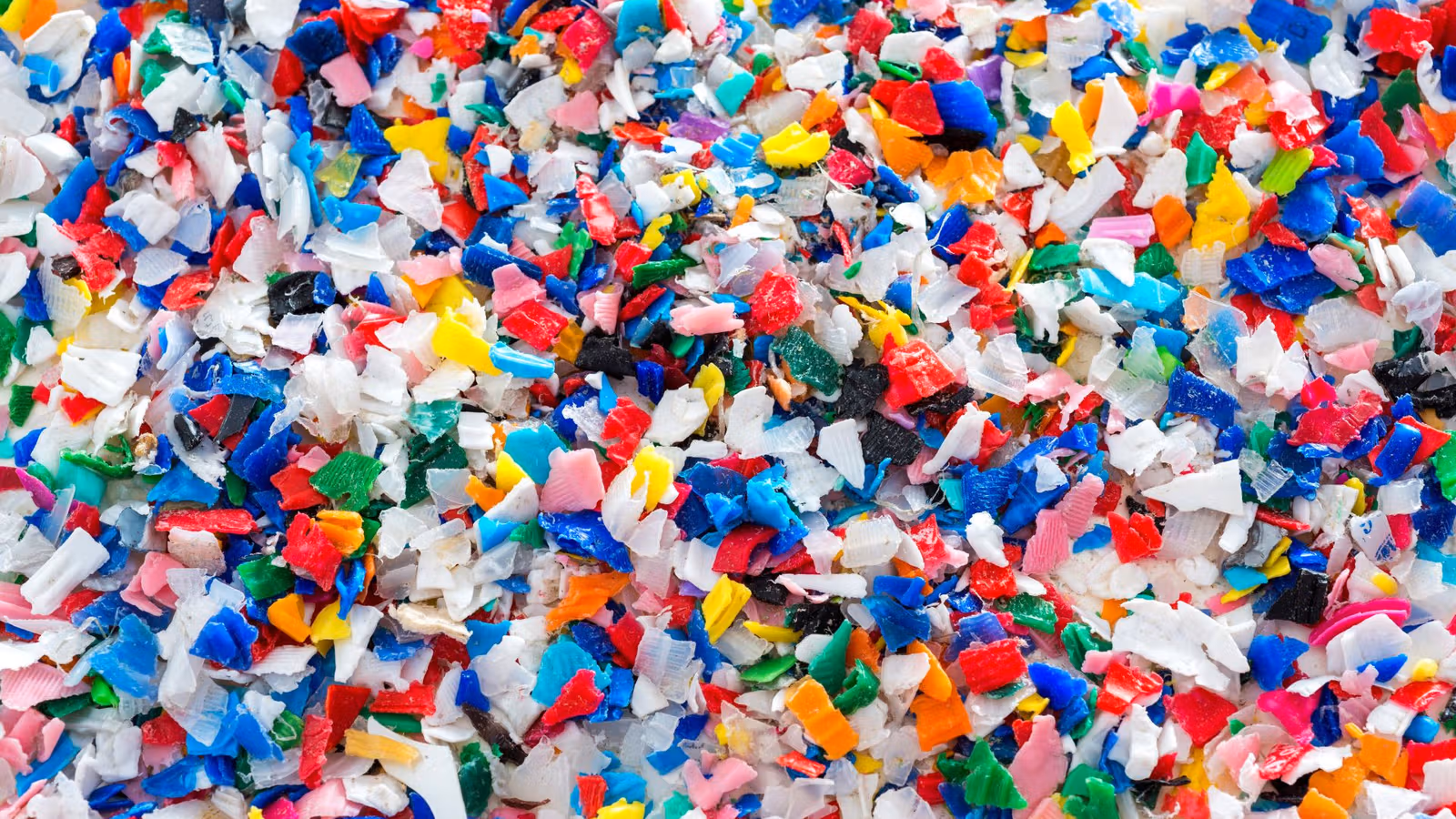 Piles of plastic